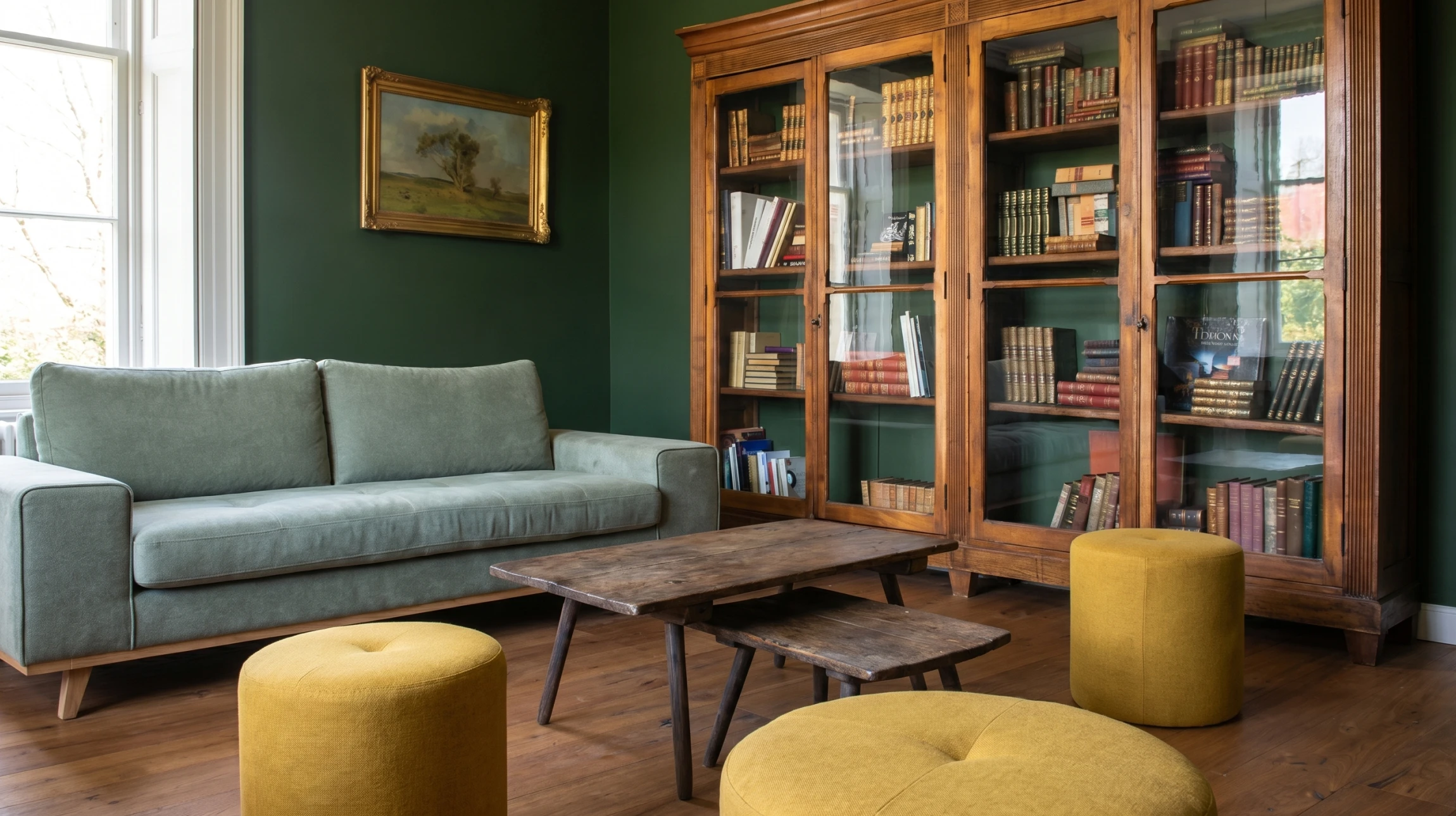 Photographie professionnelle en couleur d'un intérieur résidentiel élégant montrant un aménagement menuiserie sur mesure. La scène présente un dressing intégré avec portes et étagères en bois naturel finement travaillé, ou alternativement un escalier bois/aluminium sur mesure dans un espace d'intérieur moderne bien éclairé. L'espace doit clairement montrer le travail artisanal de menuiserie (finitions impeccables, détails de fabrication visible, harmonie avec l'architecture). Éclairage naturel ou professionnel valorisant les textures et les finitions du bois. Composition sobre et élégante reflétant la qualité haut de gamme et l'expertise artisanale.